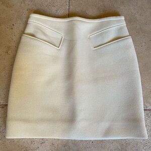 Coperni Paris White / Cream Mod Mini Skirt XS/S